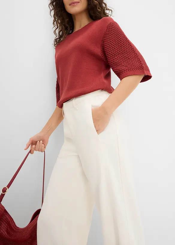 Pantaloni estivi cropped, bonprix