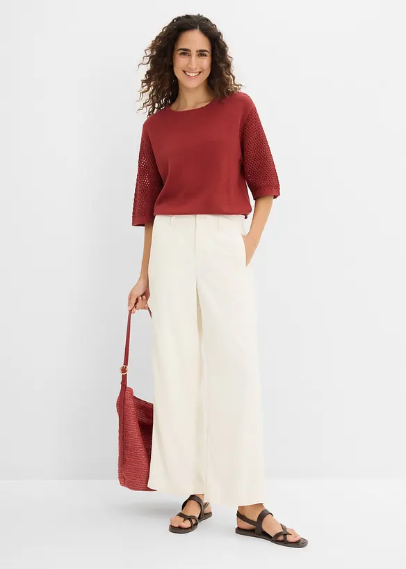 Pantaloni estivi cropped, bonprix