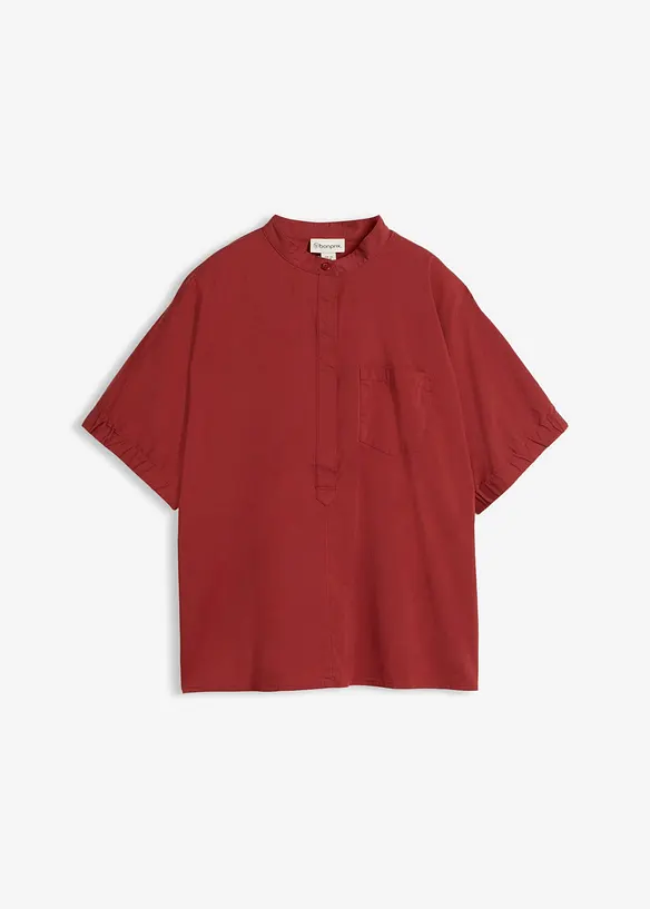 Blusa a maniche corte con spalle scese, bonprix