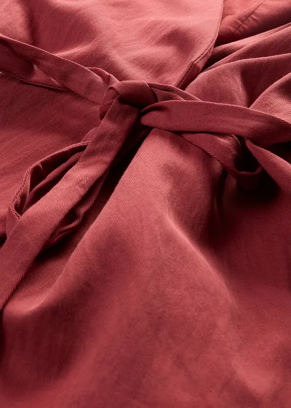 Gilet in misto viscosa con cintura, bonprix