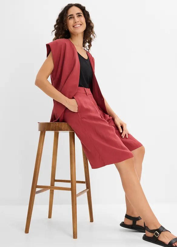 Bermuda confezionati in misto viscosa, bonprix