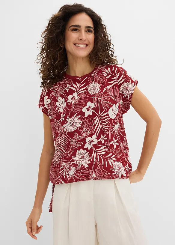 T-shirt in misto viscosa, bonprix