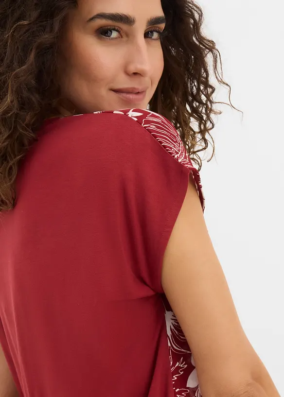 T-shirt in misto viscosa, bonprix