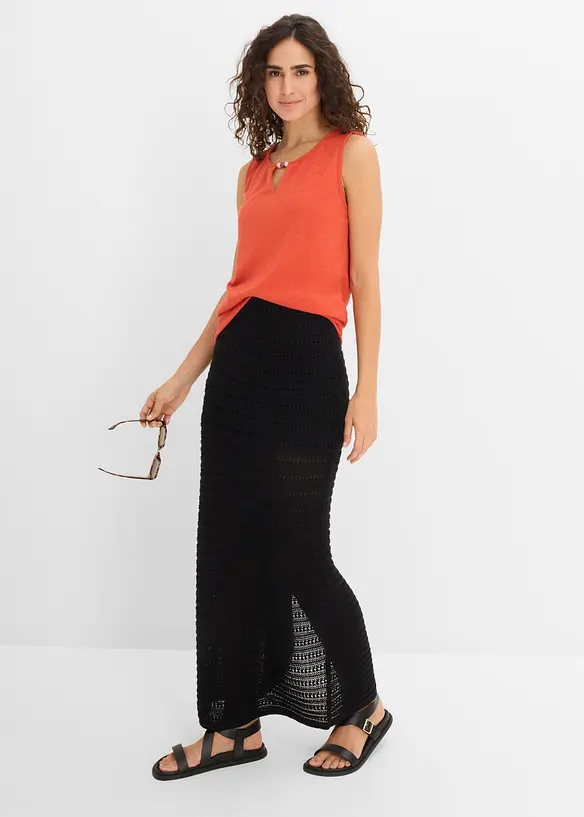 Gonna lunga di maglia, bonprix