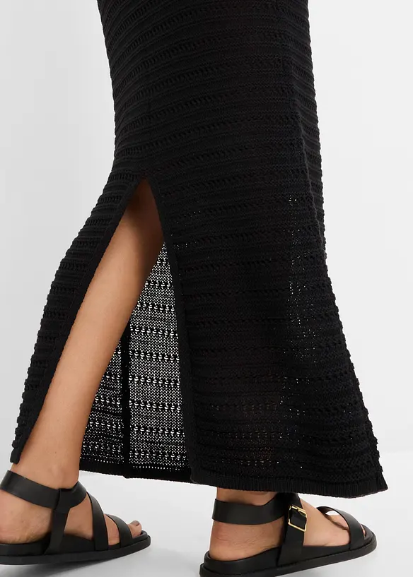 Gonna lunga di maglia, bonprix