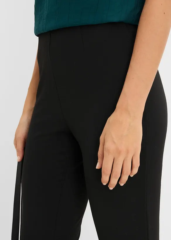 Pantaloni capri in punto di Roma, bonprix