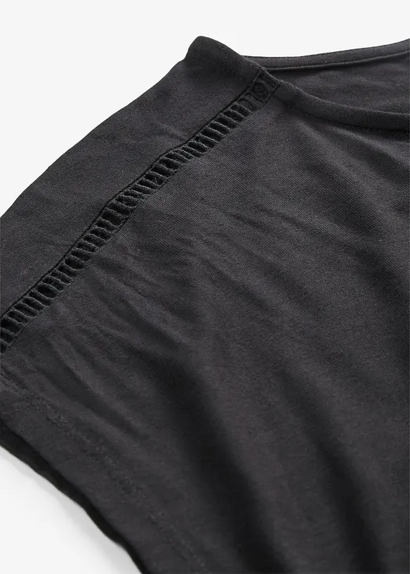 Maglia con pizzo a traforo, bonprix