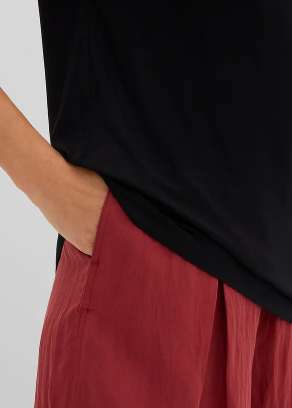 Maglia con pizzo a traforo, bonprix