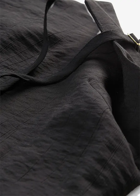 Top in misto viscosa con effetto plissettato, bonprix