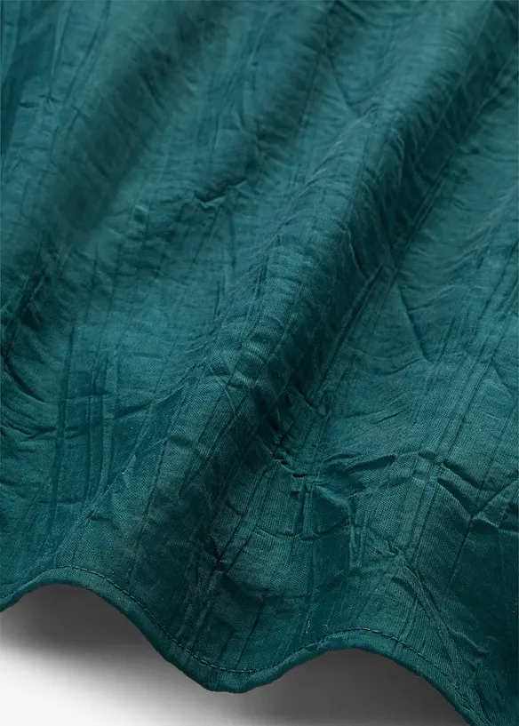 Top in misto viscosa con effetto plissettato, bonprix