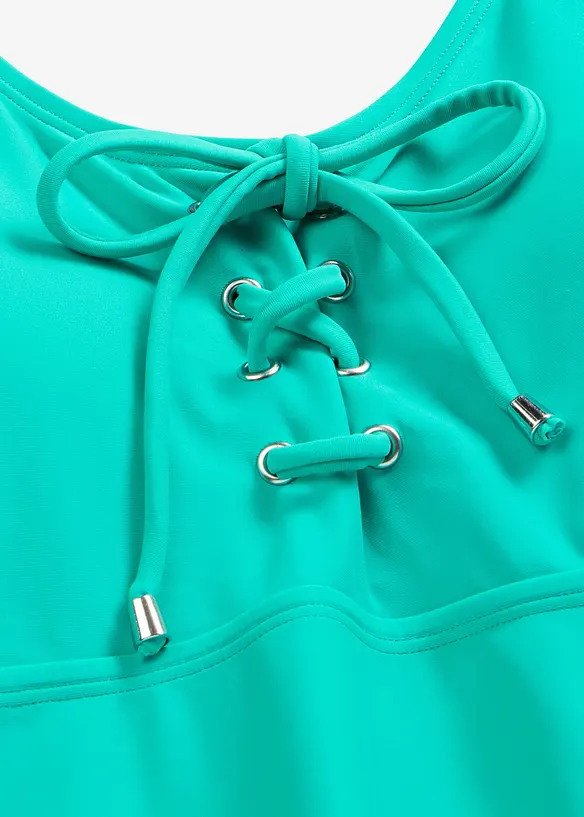 Tankini con stringatura (set 2 pezzi), bonprix