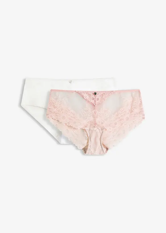 Panty con dietro privo di cuciture (pacco da 2), bonprix