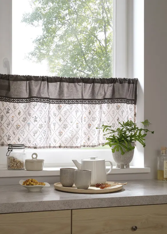 Tenda a vetro in cotone biologico, bonprix