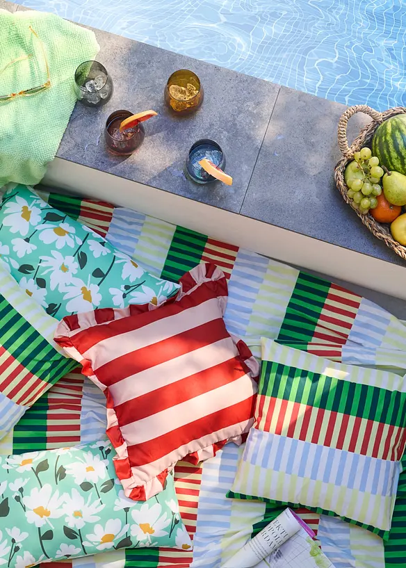 Cuscino con motivo floreale, bonprix