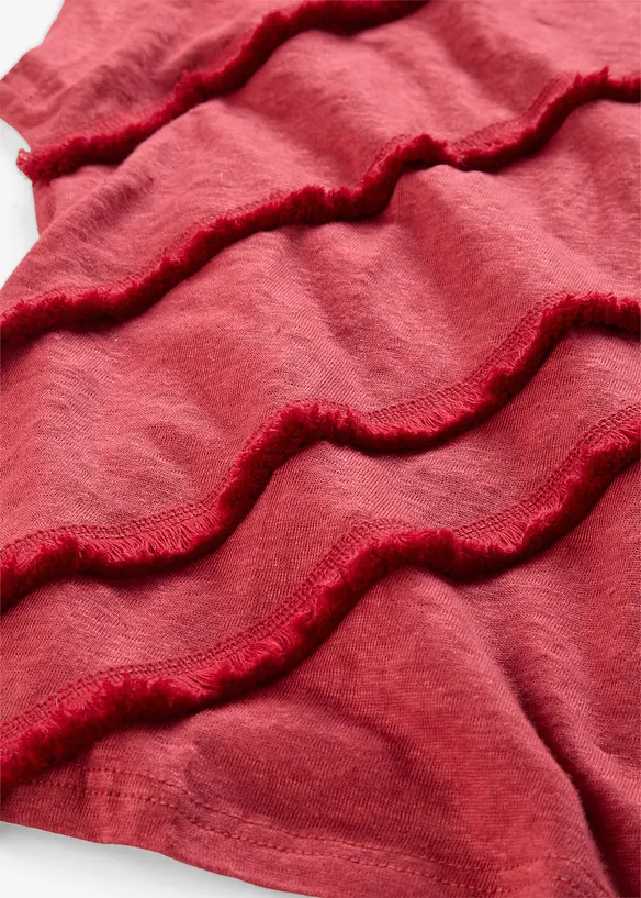 Maglia in puro lino con applicazione, bonprix