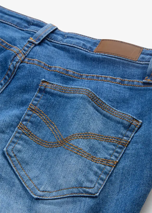 Jeans skinny elasticizzati, vita media, bonprix