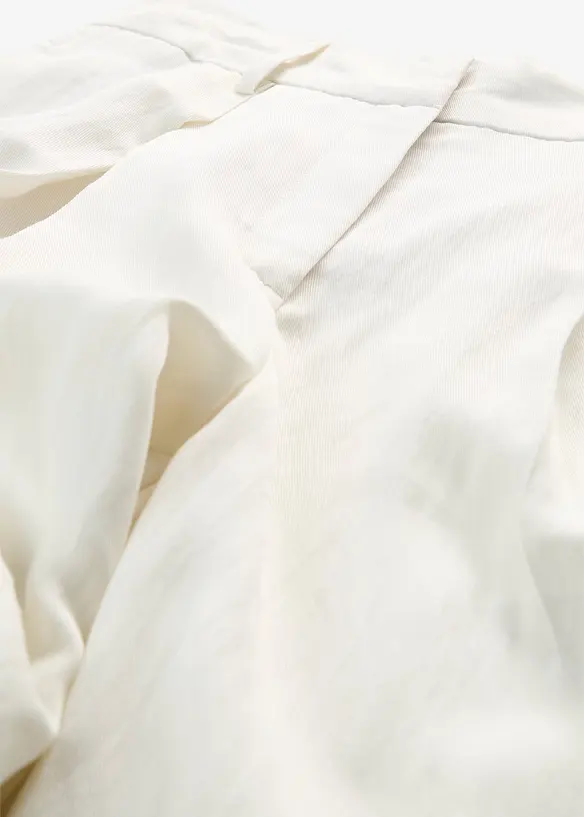 Pantaloni estivi in misto viscosa con pinces, bonprix