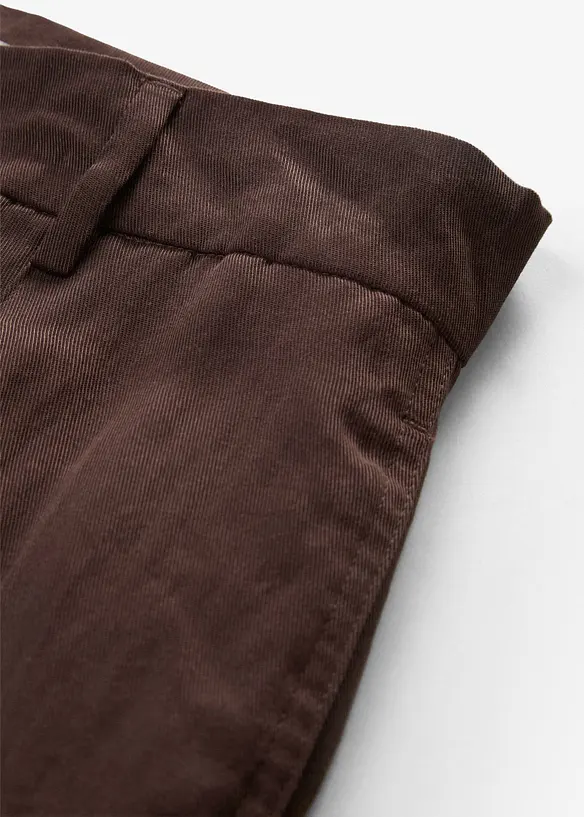 Pantaloni estivi in misto viscosa con pinces, bonprix