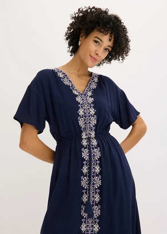 Abito midi in viscosa fluente, bonprix