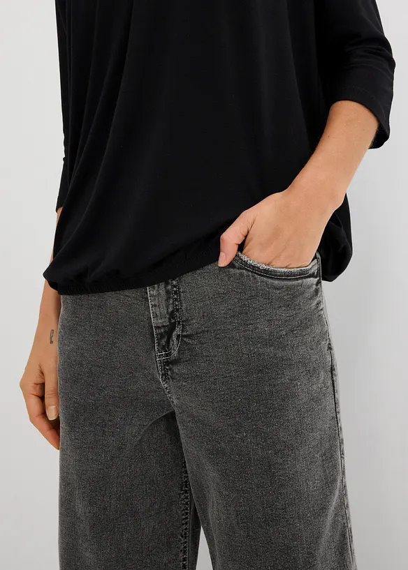 Maglia oversize in misto viscosa, bonprix