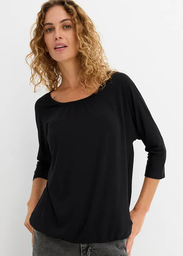 Maglia oversize in misto viscosa, bonprix