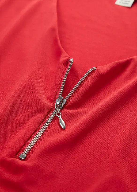 Abito in maglina con maniche di chiffon, bonprix