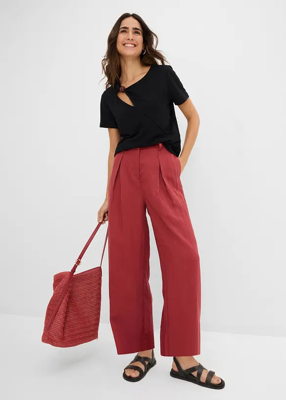 T-shirt in misto viscosa fluido, bonprix