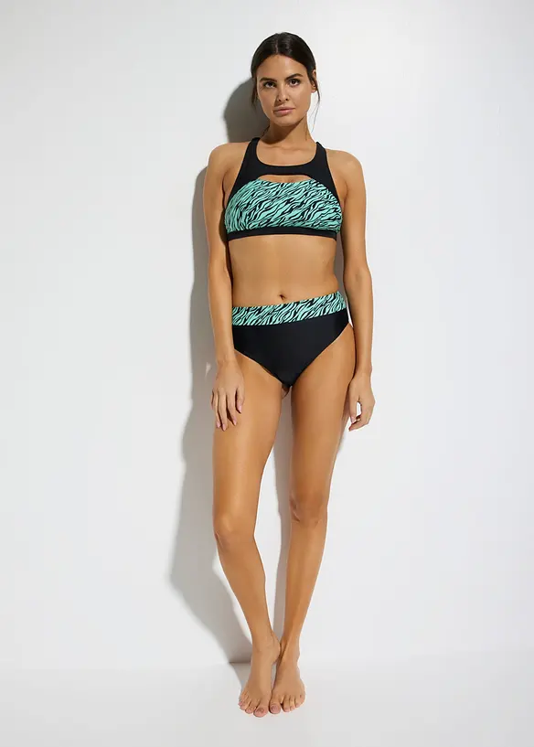 Bikini a bustier con cut-out (set 2 pezzi), bonprix