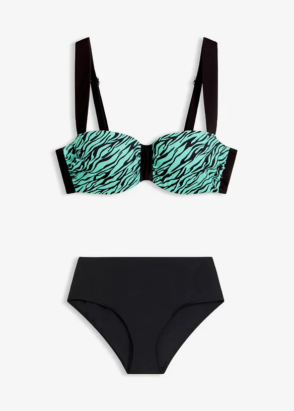 Bikini a balconcino con spalline imbottite (set 2 pezzi), bonprix