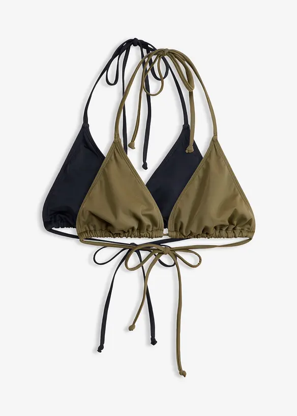 Reggiseno a triangolo per bikini (pacco da 2), bonprix