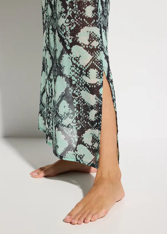 Gonna copricostume lunga in chiffon leggero, bonprix