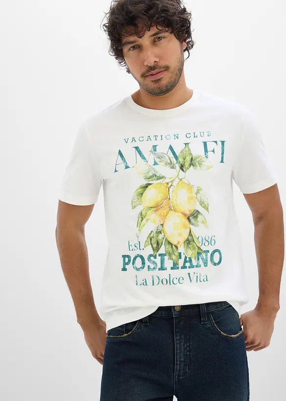 T-shirt in puro cotone biologico, bonprix