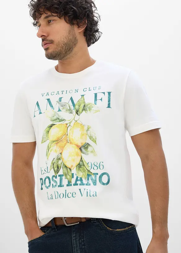 T-shirt in puro cotone biologico, bonprix