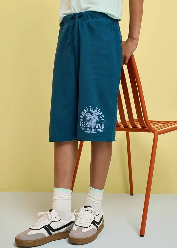 T-shirt e pantaloni corti in puro cotone biologico (set 2 pezzi), bonprix