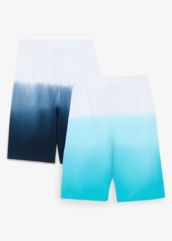 Bermuda lunghi in jersey di puro cotone biologico (pacco da2), bonprix