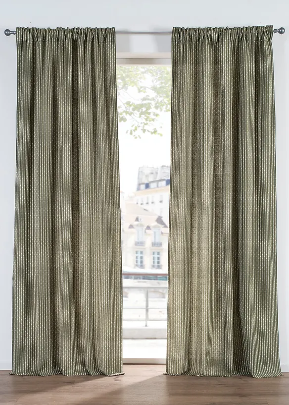 Tenda tessuta in cotone biologico (pacco da 1), bonprix