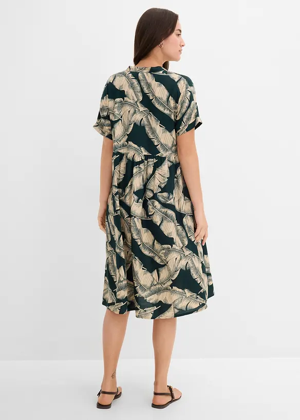 Caftano midi in viscosa fluente, bonprix