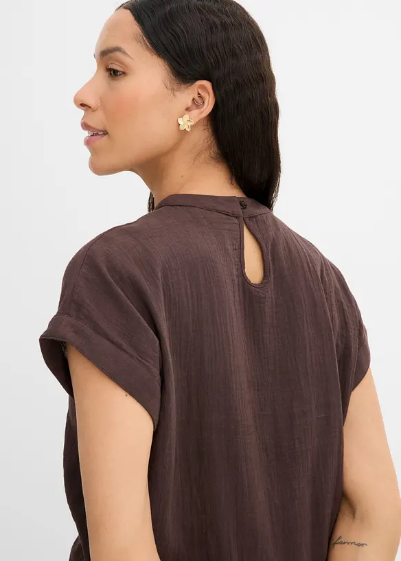 Blusa in mussola morbida, bonprix