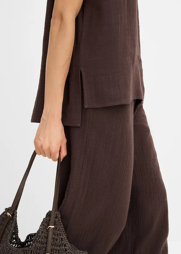 Blusa in mussola morbida, bonprix