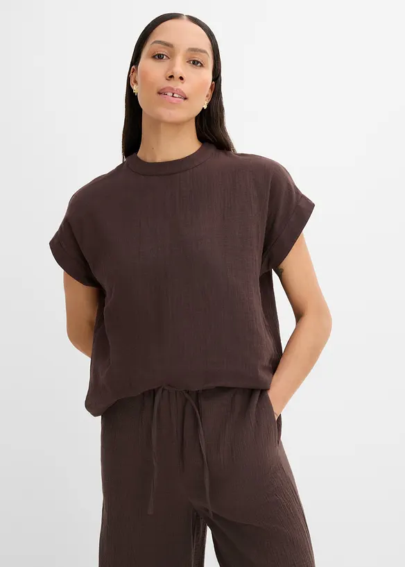 Blusa in mussola morbida, bonprix