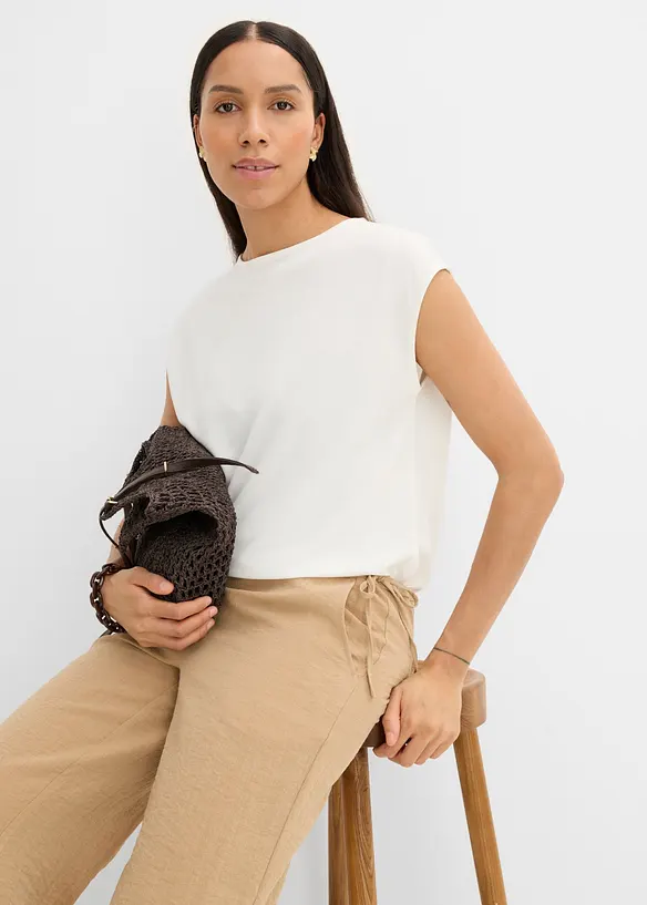 Maxi maglia in misto viscosa morbido, bonprix
