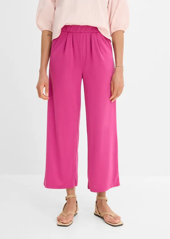 Pantaloni in jersey di misto viscosa morbido, bonprix