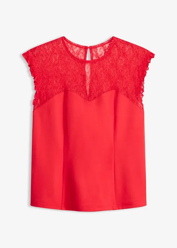 Top con pizzo, bonprix