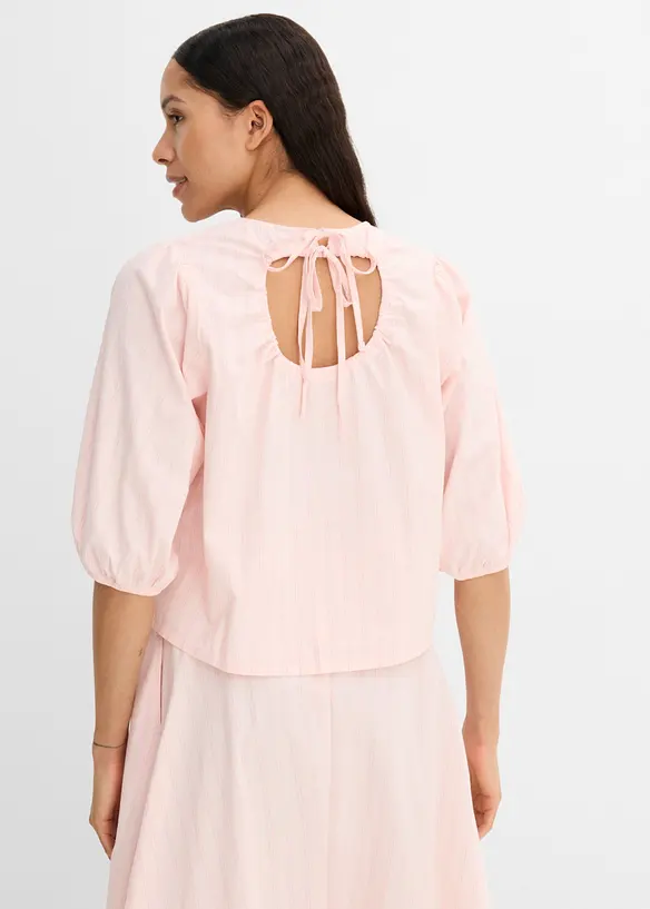 Blusa con maniche voluminose, bonprix