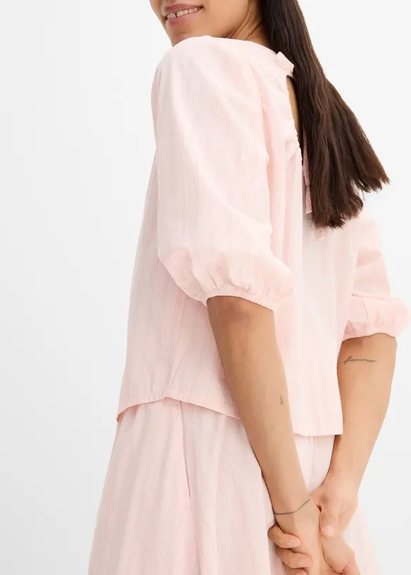 Blusa con maniche voluminose, bonprix