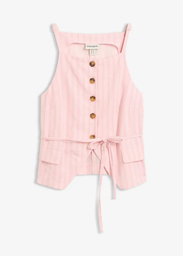 Gliet stile blazer in misto lino rinfrescante, bonprix