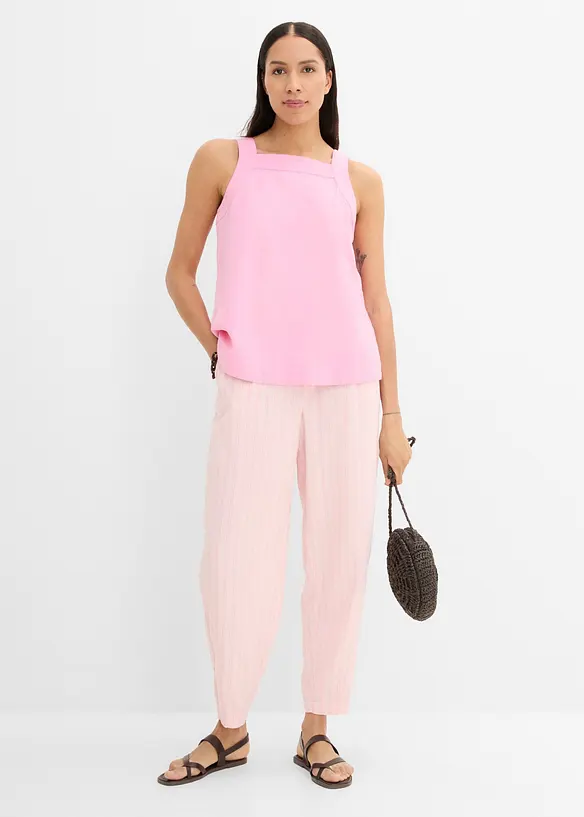 Blusa in misto viscosa con particolare annodato dietro, bonprix