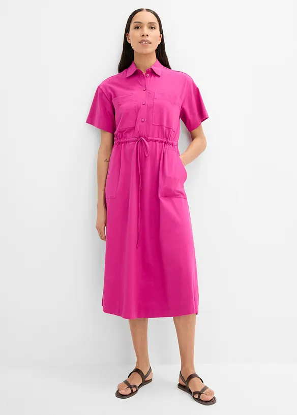 Abito in jersey di cotone elasticizzato, bonprix