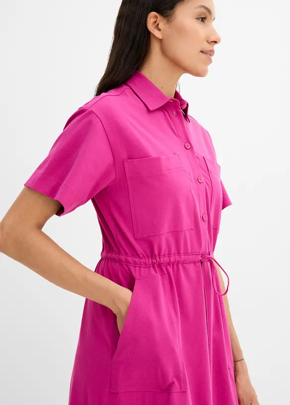 Abito in jersey di cotone elasticizzato, bonprix