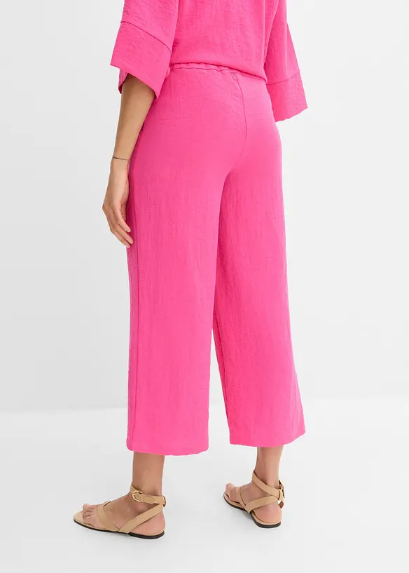 Pantaloni culotte in misto viscosa, bonprix